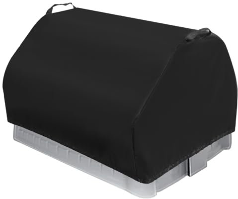 Kids Sandbox Cover for Little Tikes Dirt Diggers Excavator Sandbox, PU Coating Water-Proof Sun-Protection 600D Oxford Fabric Outdoor Cover with Drawstring Handle Included Storage Bag