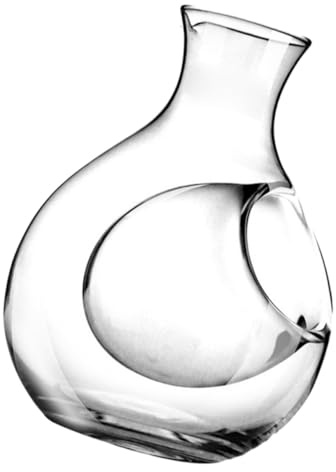 TOPPERFUN Carafe à Décanter le Vin 250ml en Verre, Distributeur de Vin pour Hôtel et Restaurant, Service Élégant et Pratique