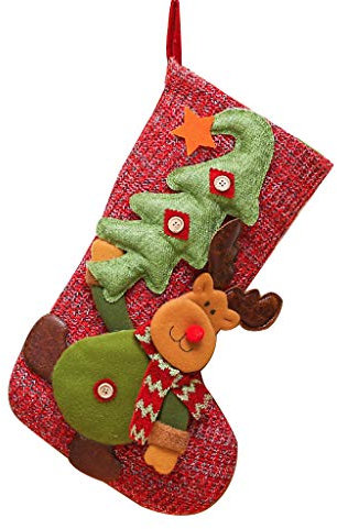 Zkydhbd Weihnachtsstrumpf Personalisierter Weihnachtsmann Snowman Rentier Hanges Weihnachts Baum Kamindekoration