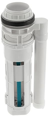 DIYEAH 1Pièce Vanne à Chasse Plastique Blanc Dispositif de Drainage Économe Eau pour Réservoir de Remplaçant et Durable