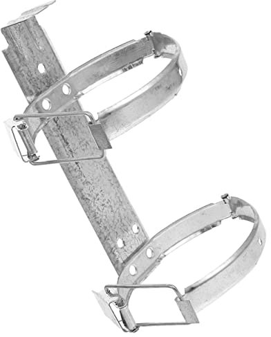 HOMOCONO Soporte de Pared para Extintor de Rack de Hierro Galvanizado Compatible con Extintores de Accesorio Práctico para Equipos de Emergencia Oficinas y
