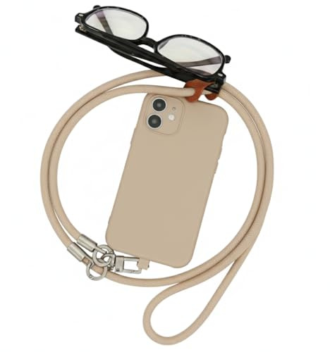 GHKJOK Orange Adjustable Phone Lanyard with Neck and Crossbody Strap, Durable Nylon Holder with Detachable Buckle, Anti-Loss Travel and Festival Accessory