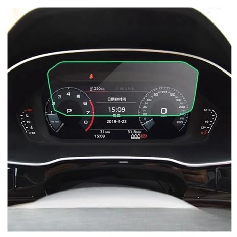 YUNLL For For Q3 For Sportback 2021 2022 Tempered Glass Protective Film Dashboard Cockpit Instrument Panel Screen Protector Navigation Glass Protector