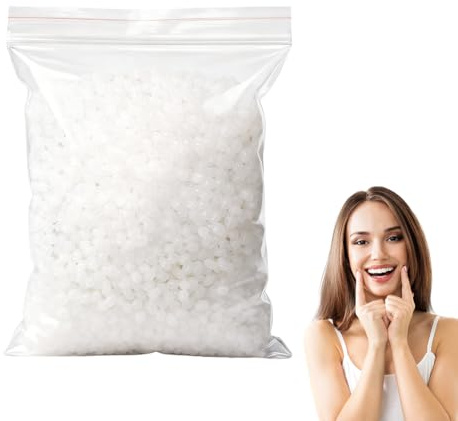 KEPYATI 100g Perla Dental, Dientes falsos moldeables temporales, Reemplazos de Dientes Temporales, Perlas de Reparación de Dientes Temporales para Dientes Rotos Faltantes