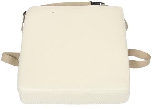 HEALSOPTHY Asiento Elevador para Mesa de Comedor Infantil Cojín Elevador Transpirable de Malla de Nido de Abeja Tamaño 335 X 325 CM Color Marfil Antideslizante y Acolchado para