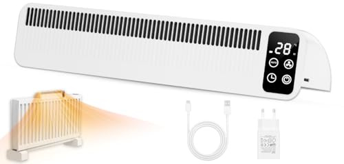 Warmfay Ventilateur de radiateur, 2 modes, amplificateur de chauffage intelligent avec 3 vitesses et fonction de temps, ventilateur de chauffage magnétique pour la plupart des radiateurs - 1 pièce