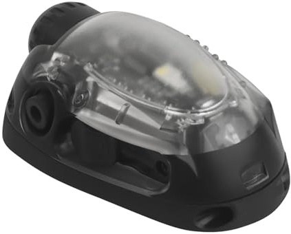 Luce Di Segnalazione Multifunzione Per Casco Con LED + IR/strobo, Luce Di Identificazione IFF Di Tipo Militare, Lampeggio Programmabile E Fissaggio Rapido, Compatibile Con Caschi Tattici(BK)