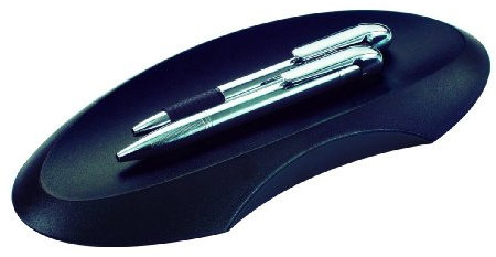 HAN Ablageschale DELTA, Stiftablage aus hochwertigem Kunststoff, elegantes Zubehör für Büro und Schreibtisch Organisation, 1750-13, schwarz