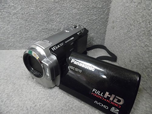 Panasonic HDC-SD10 High Definition Flash Memory Camcorder With 16x Optical Zoom - Black