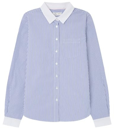 SPRINGFILED Blusa Rayas Cuello Contraste, Camisa Mujer, printed, 35