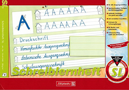 Lernheft/SchreibheftBrunnen SL / A4 quer