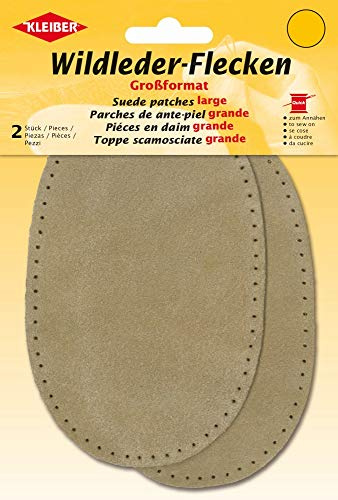 Kleiber Große Hosen-/Armflicken zum Aufnähen, Beige