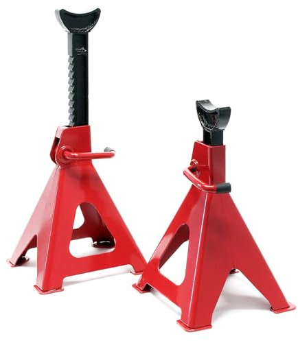 Wiltec Höhenverstellbare Unterstellböcke im Set mit je 6000 kg Traglast