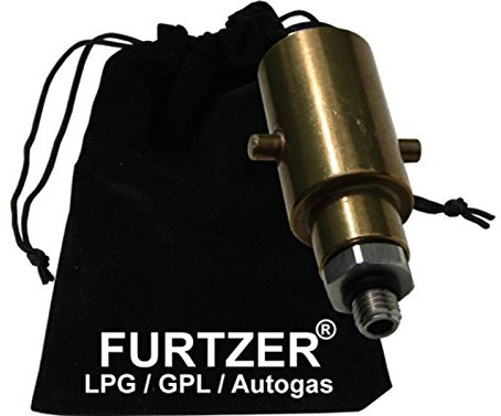 Furtzer® LPG GPL Autogas Tankadapter M10 BAJONETT kurz mit Stahlanschluss im Stoffbeutel, Premiumprodukt