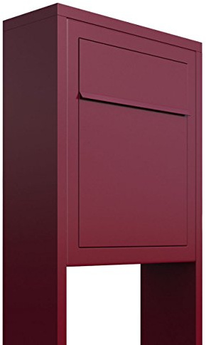 Standbriefkasten, Design Briefkasten Base Stand Rot - Bravios