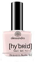 Alessandro Hybrid Lack Heavens Nude - Transparenter French Rosé – In Nur 3 Schritten - Perfekte Nägel Ohne Led -Bis Zu 10 Tagen Halt!