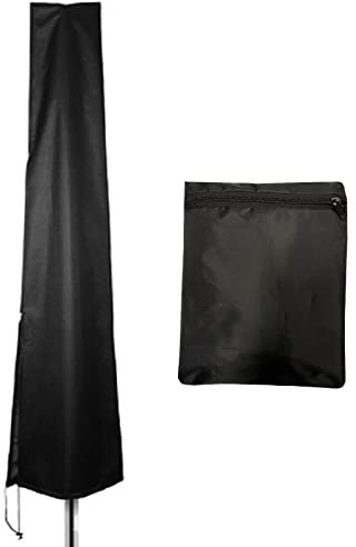 FLYAMAPIRIT Copertura per ombrellone impermeabile, grande copertura per ombrellone con cerniera e coulisse regolabile, rivestimento resistente alla luce, in tessuto Oxford (190 x 30 x 50 cm)