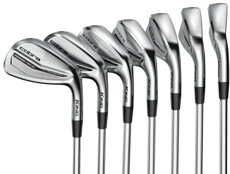 Cobra Golf 2022 King Forged Tec X Iron Set (Men's, Right Hand, KBS Tour Lite, Stiff Flex, 5-GW)