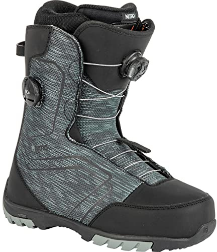Nitro Sentinel BOA Boot 2025 True Black | Flex 5/10, Gummi/EVA-Außensohle, wärmeformbares Futter