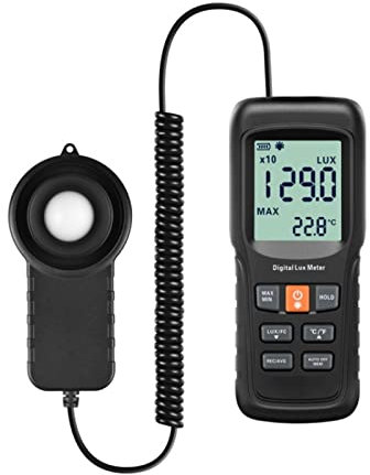 ERUKEI Light Meters Digital Light Meter, Meter For Photography Grow Plants LED Photometer Lighting