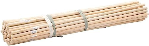 GardNTool – Pack of 25 Multipurpose Wooden Broom Handle, Mop Handle, Broomstick, Wooden Pole, Plant Support Sticks for Outdoor and Garden Use, 15/16 (23-24mm) Diameter, 120cm Long Wooden Handle