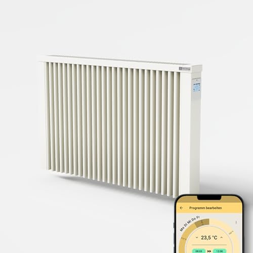 AeroFlow Elektroheizung mit Schamotte Speicherkern FlexiSmart Pro WLAN Fähig App Steuerung (MIDI 1950)