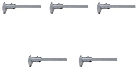 Messschieber 0–100 mm Messgerät aus Edelstahl, metrisch, für Maschinisten, Messschieber, Messschieber, Lineal, Doppelskala, Anzeige, Mikrometer, Millimeter, Schritt