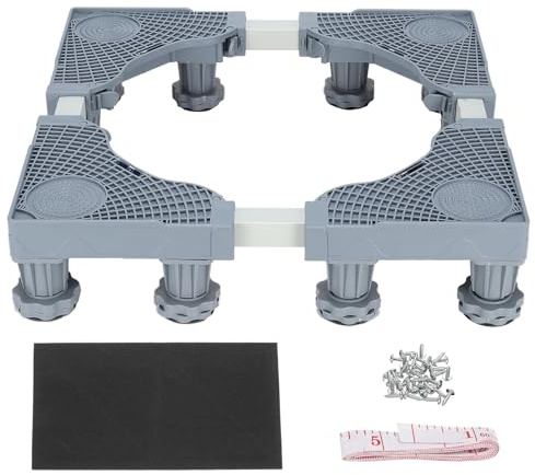 PATIKIL Mini Kühlschrank Ständer Multifunktional Verstellbar Basis Tablett Vibrationsdämpfung für Kühlschrank Wäsche Waschmaschine Trockner Geschirrspüler 3.9 4.7 Höhe