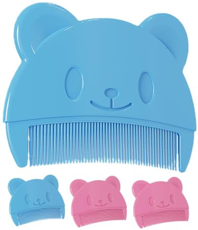 Healeved 4pcs Comb Newborn Hair Brush Cradle Cap Brush Scalp Comb Shampoo Shower Cradle Cap for Boys and Girls