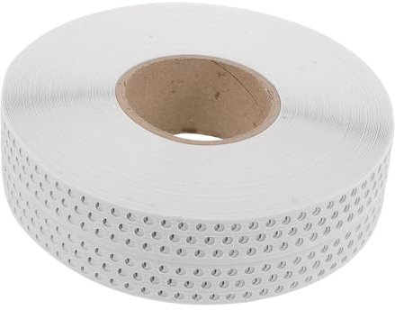 HOMSFOU 1rolle PVC Schutzband Für Trockenbau-Ecken Selbstklebend Für Wand Und Deckenreparaturen Rissfester Kantenschutz Für Langlebige Ergebnisse