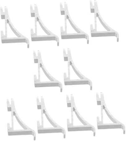 HOMSFOU 10pcs Freezer Shelf Clips Refrigerator Shelf Support for Enhanced Storage and Stability Fridges Freezers and Rvs Multipurpose Design for Easy Organization