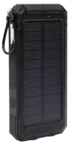 Caricatore solare da 20000 mAh, ricarica rapida, torcia elettrica e impermeabile, caricabatterie solare portatile per campeggio, emergenze all'aperto, viaggi e uso domestico