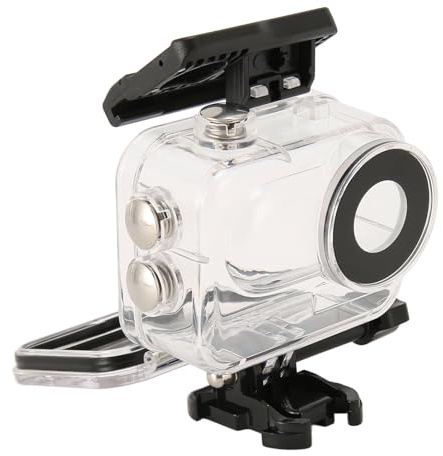 Denash Cabeza de Buceo Impermeable para GO 3 Case de Protección de Vidrio Templado óptico a Prueba de Polvo para Snorkel y Natación Compatible para GO 3