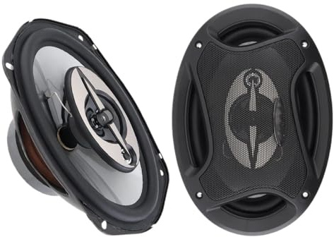 Tweeter per Auto tweeter auto 2 altoparlanti Hi-Fi stereo a gamma completa per auto, 12 V, 1000 W, 6 x 9 pollici, 3 vie, coassiali, audio, musica