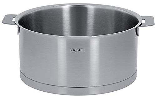 Cristel - F24QL - Faitout INOX 24cm - sans poignée Amovible - Collection Strate
