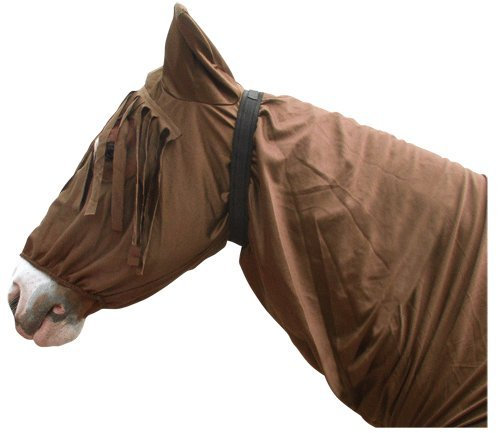 Hochwertiges Ekzemerdecken-Gesichtsteil braun oder grau alle Größen (braun, XS)