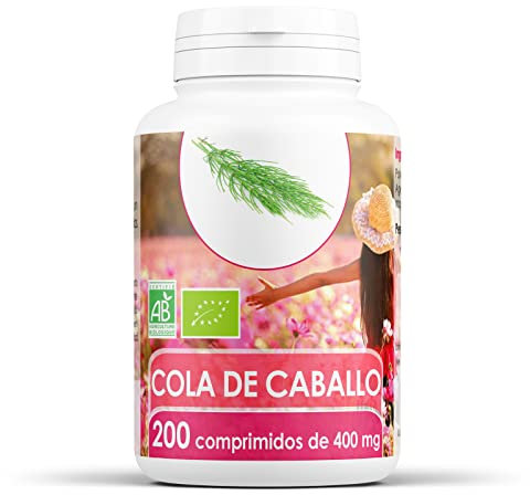 Cola de Caballo Orgánica en Pastillas 400 mg - 200 comprimidos