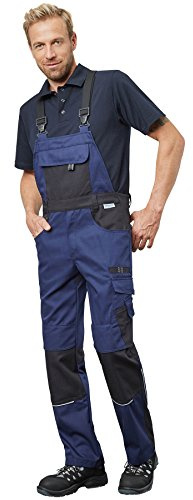 Pionier 9473-66 Latzhose Resist 1, Marineblau/schwarz, 66