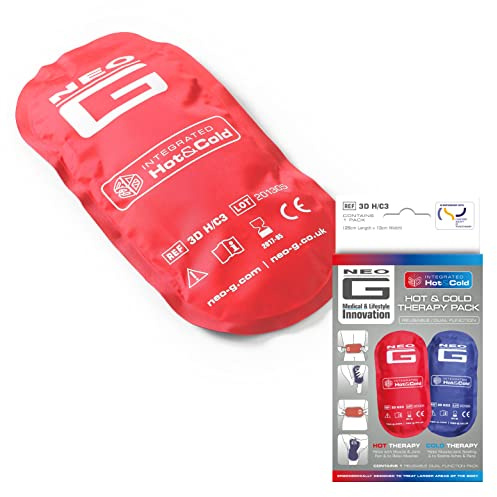 Neo G Hot and Cold Therapy Pack – Heat Pack Ice Packs for Injuries Reusable, Muscle Inflammation, Joint Pain, Swelling, Sprains – Flexible & Dual Function - Class 1 Medical Device - 1 Pack