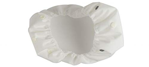 Popolini EasyFree All-in-3 Stoffwindel/Abhaltewindel für Windelfrei und Stoffwickler (Easyfree Wanne Weiß, S (2,5-6kg))