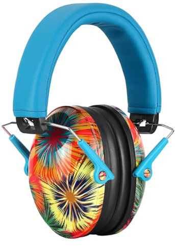 PROHEAR 032 Cascos Antiruido Niños,Protección auditiva pasiva para niños que tienen problemas sensoriales, orejeras de seguridad ajustables, ideales para conciertos y estudiar,SNR 28 dB-Azul
