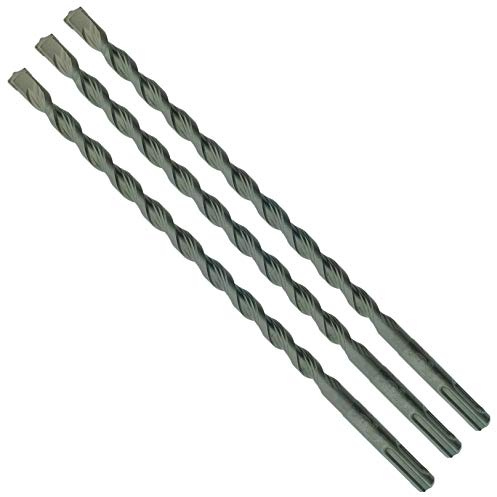 SabreCut 3pcs SDSA10_3 10mm x 160mm PGM Approved SDS+ Drill Bits | PGM approved carbide tip and reinforced chrome vanadium core drill stone, concrete and brick with long service life