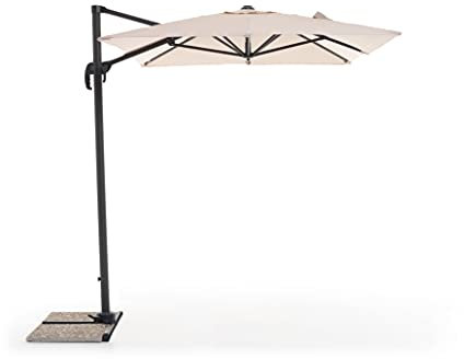 My garden My_garden Verso Ombrellone a Braccio Retrattile, Ecrù