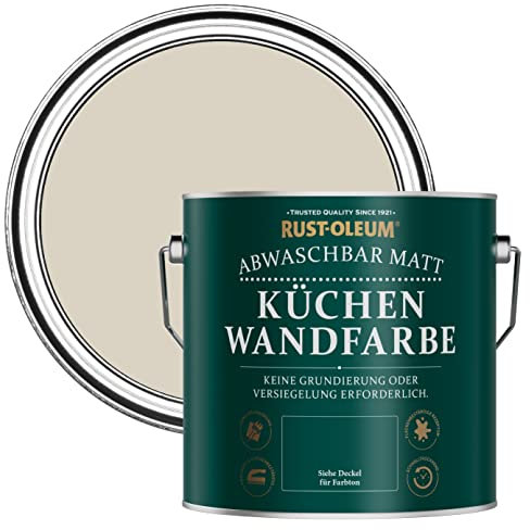 Rust-Oleum abwaschbare matte, geruchsarme beige Küchenwandfarbe - Jute 2,5 Litres