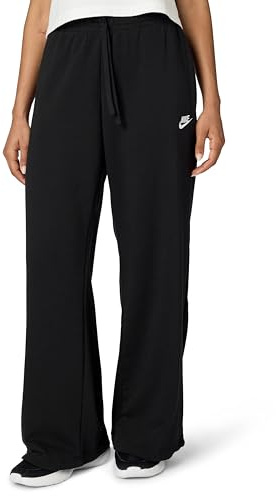 Nike Dambyxor W NSW Club FLC Mr Pant Wide, Svart/Vit, FB2727-010, XL