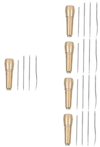 EXCEART 5 Sets Must-have Reise-nähset Leicht Zu Tragende Kupferahlen Zum Handnähen Robuste Kupferahlen-werkzeuge