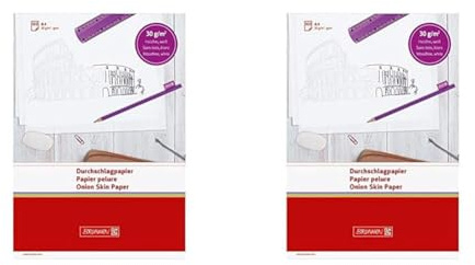 Brunnen 1032105 Durchschlagpapier (A4, 30 g/m², 100 Stück) weiß (Packung mit 2)