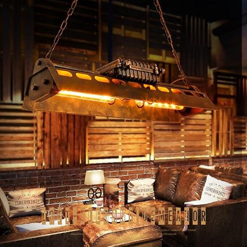 SanBouSi Vintage Pendellampe Leuchte Industrielle Retro Pendelleuchte Hängelampe Eisen-Stil Hängeleuchte Höhenverstellbaren Kronleuchter für Esszimmer Keller Untergeschoss Bar E27