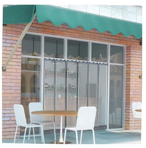 WXQTM Magnetische PVC-Streifenvorhänge Aus Kunststoff Streifenvorhänge Leicht zu Reinigen Transparente Isolierung Vinyl-Streifen, für Veranden Küchen (45x250cm)