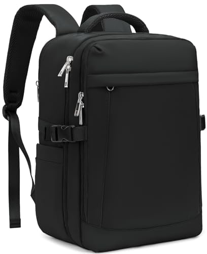 Yankony Zaino Ryanair 40x20x25 Zaino da Viaggio Aereo Bagaglio a Mano 40x20x25 Ryanair 20L Borse da Cabina per Donna Uomo 14 Pollici Porta PC Portatili con Tasca Antifurto per Scuola Lavoro Affari